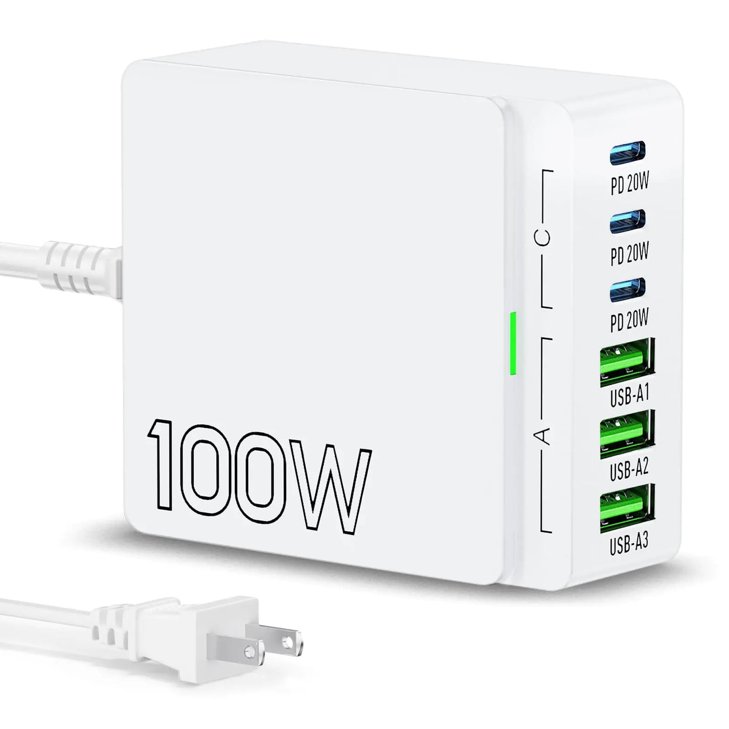 USB C Charger Block Charging Station